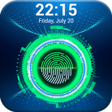 écran de verrouillage d'empreinte digitale
