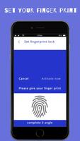 Fingerprint Lock Screen Affiche