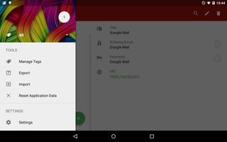 Password Book for Tablet screenshot 2
