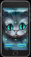 Cute Cat Pattern Screen Lock poster