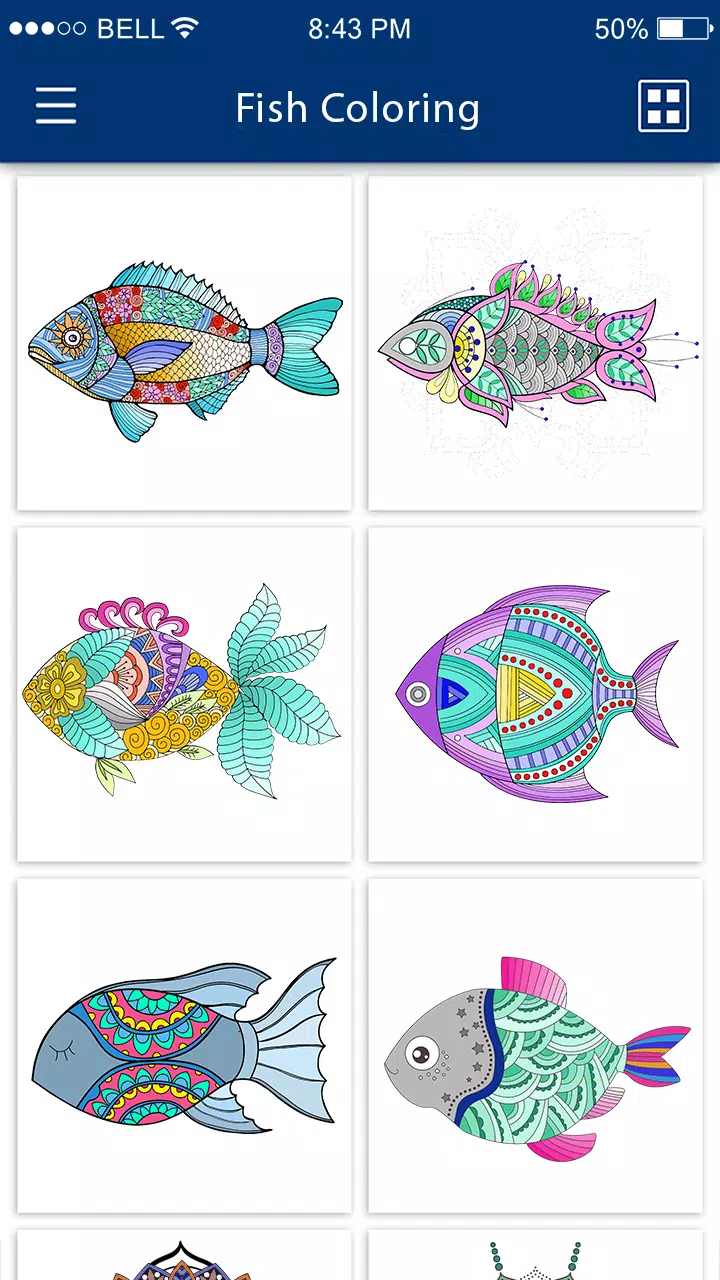 Giochi da colorare di pesce - libro da colorare APK per Android Download