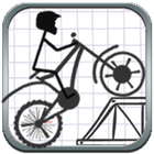 Stickman Stunt Bike icône