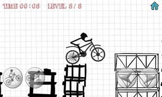 Stickman Stunt Bike capture d'écran 1
