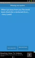 Missing you quotes APK download