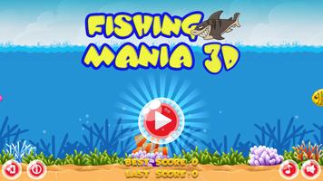 Fishing Mania 3D A Frenzy Fishing Game Ekran Görüntüsü 1