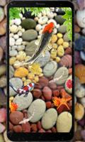 Koi Fish pond live Wallpaper 3D aquarium capture d'écran 2