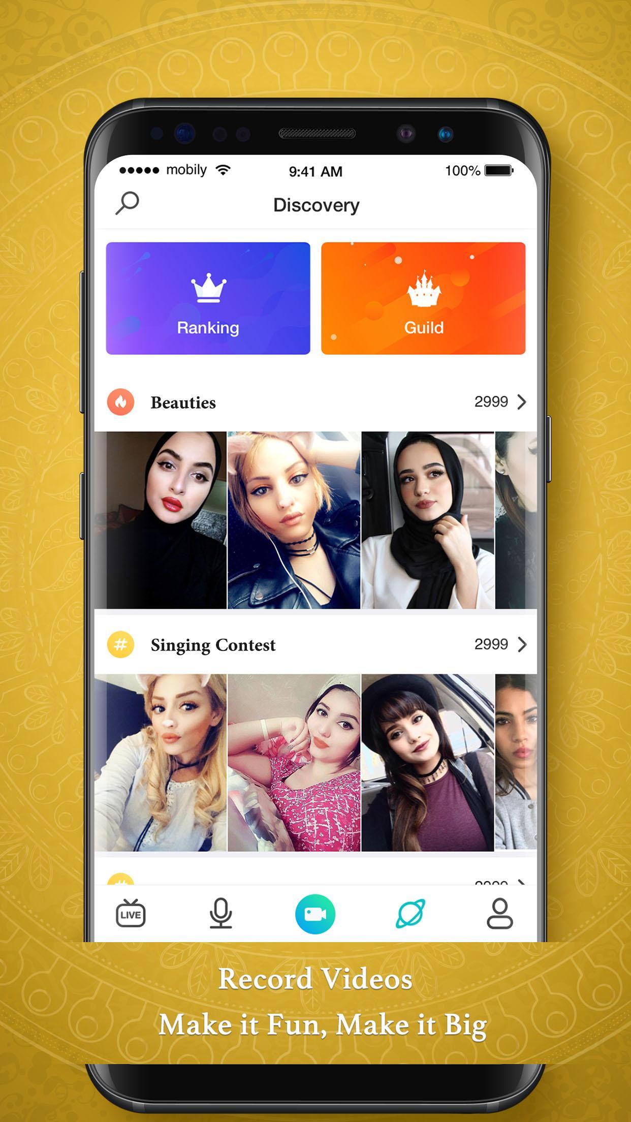7Nujoom- Live Stream Video Chat & Random Chat Room for Android - APK ...