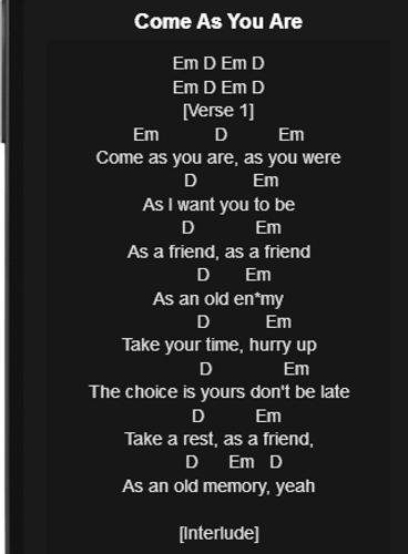 Nirvana Top Song Chords And Lyrics For Android Apk Download Nirvana Top Song Chords And Lyrics For Android Apk Download