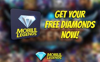 FREE DIAMONDS X Mobile Legends Guide スクリーンショット 1