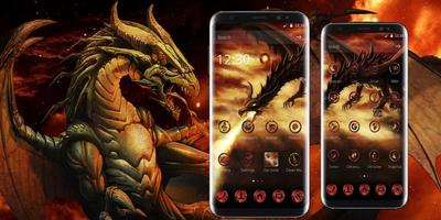 Fire Angry Dragon Theme screenshot 3