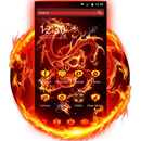 Feu dragon crane Thème APK