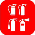 Fire extinguishing techniques icon