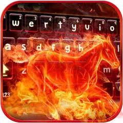 Fire Horse keyboard Theme APK download