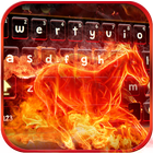 Fire Horse keyboard Theme-icoon