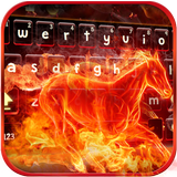 Fire Horse keyboard Theme أيقونة