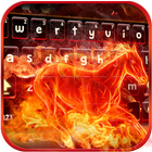 Fire Horse keyboard Theme ikona