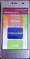 PM schemes and tax poster