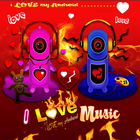 Red Fire Music Theme icon