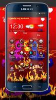Red Fire Music Theme poster