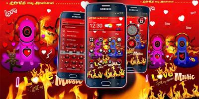 Red Fire Music Theme screenshot 3