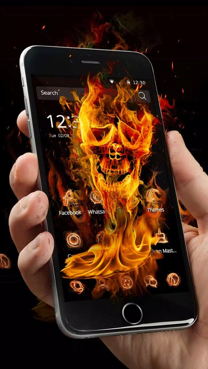 Fire Skull Fantastic Theme APK for Android Download Fire Skull Fantastic Theme APK for Android Download