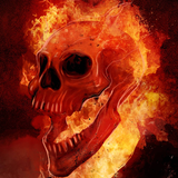 fire skulls live wallpaper ikon