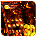 3D Fire Wild Horror Wolf Theme APK