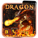 Feuer-wildes Drache-Thema APK