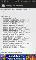 JavaCC For Android Cartaz
