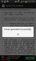JavaCC For Android imagem de tela 1