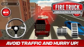 Fire Truck Driver Emergency 2018 screenshot 1