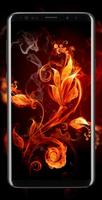 Fire Wallpaper - SMOODY WALLPAPER Plakat