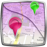 Mobile Caller Locator on Map icon