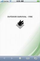 (Fire) Wilderness Survival poster