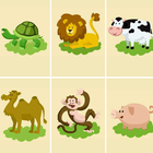 Animals for kids - Memory Game-icoon