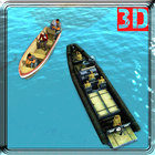 Military Boat Sea Border Sim आइकन