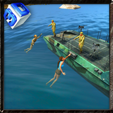 Army Rescue Boat Simulator 3D icône