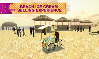 برنامه‌نما Beach Ice Cream Delivery Bike عکس از صفحه