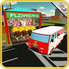 Icona Fresh Flower Delivery Truck 3D