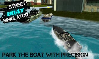 Street Boat Simulator -3D City capture d'écran 1