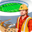 Football Stadium Construction Zone Crane Operator-APK