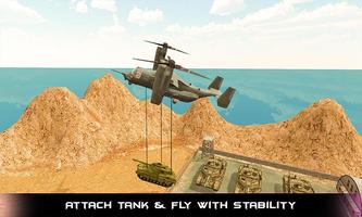 Heavy Machinery Helicopter Transport poster