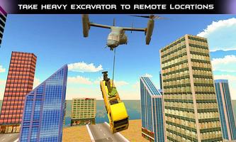 Heavy Machinery Helicopter Transport syot layar 2