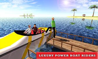 Water Boat Taxi Simulation Affiche