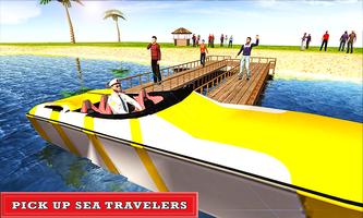 Water Boat Taxi Simulation capture d'écran 3