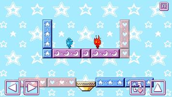 Fireboy Watergirl - Heart Star Plakat