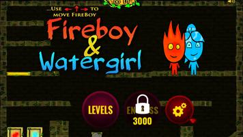 Fireboy and Watergirl. Affiche