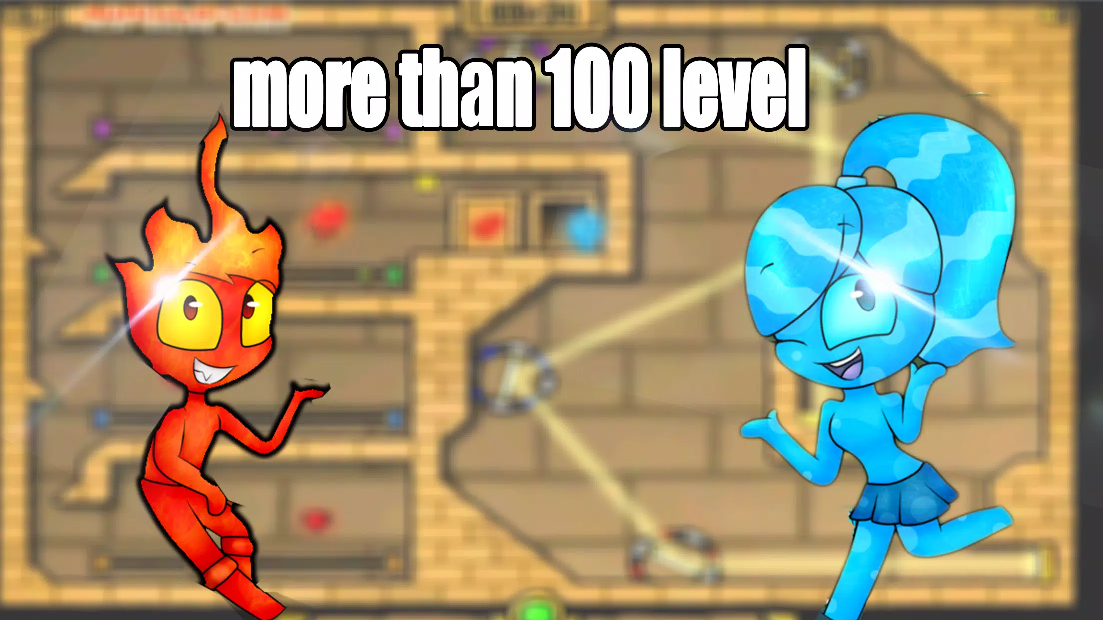 Fireboy And Watergirl 3: The Ice Temple Level 4 Full Gameplay 