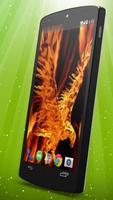 Fire Eagle Live Wallpaper captura de pantalla 1