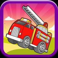 Poster Fire Truck Game: Kids - FREE!